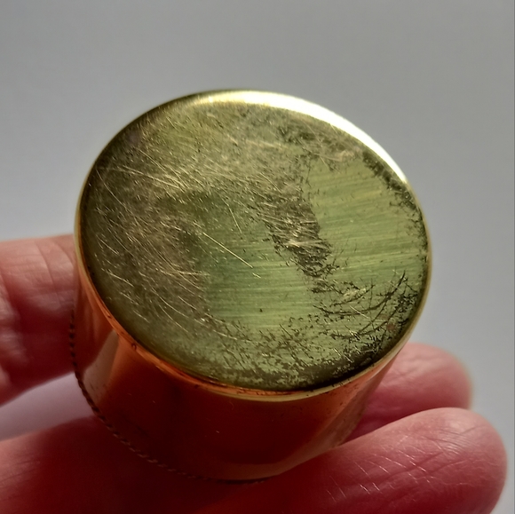 Vintage Floral Petit Point Pin, Needlepoint, Jewelry Trinket box - Picture 6 of 6